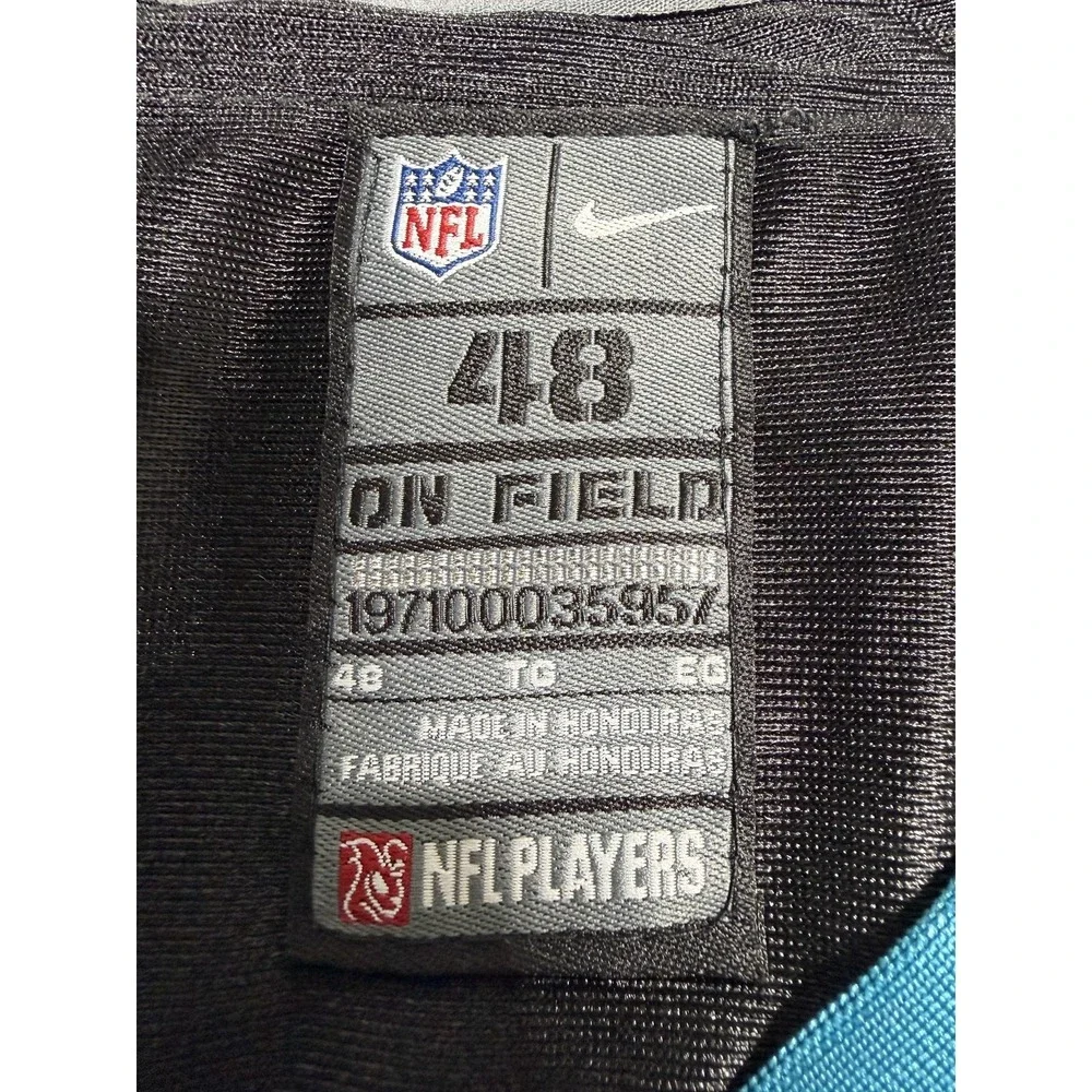 NWT Nike Carolina Panthers Cam Newton Super Bowl 50 Jersey‎ Mens XL Black NFL